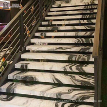 Modern Style Indoor Customized Floating House Decorative Marble Stair Tread Tiles on Sale